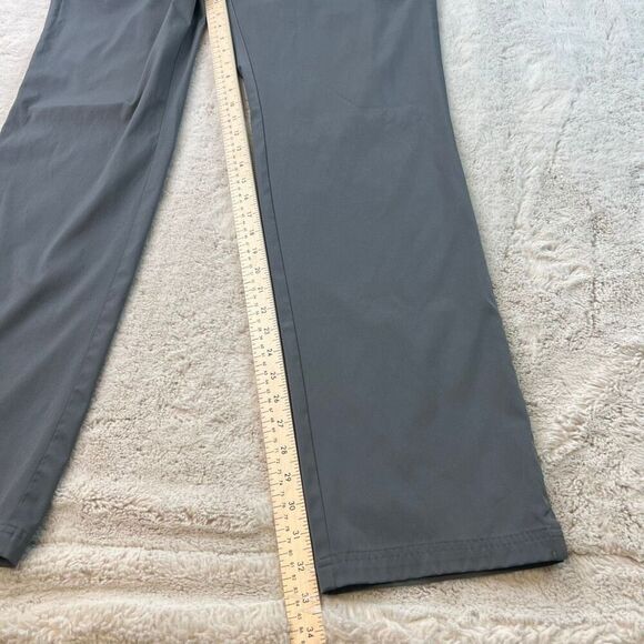 Nike Dri Fit Golf Pants Mens 36x34 Gray Grey Stretch Performance Chino Wicking - Picture 5 of 8